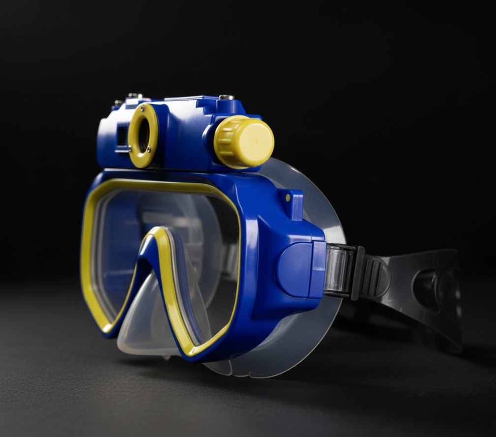 Underwater Camera Mask (720p), Hands-Free POV