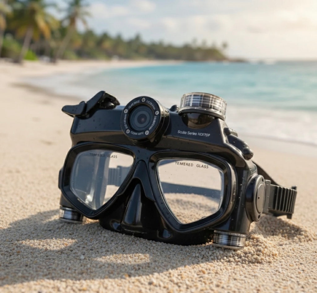 Underwater Camera Mask (720p) – Hands-Free POV